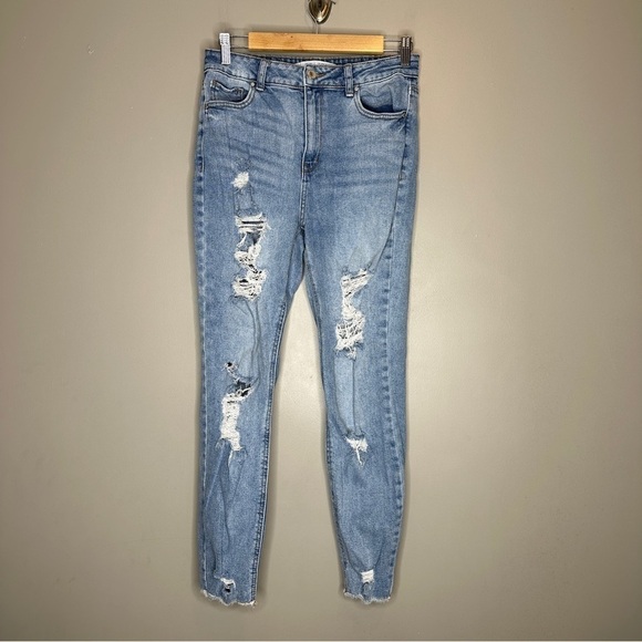 Tinseltown distressed high waist skinny jeans - Picture 1 of 6